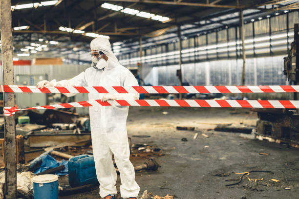 Professional Odor Removal technician working in New Market, IN